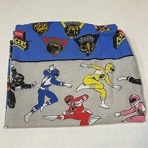 Vintage 1994 Saban Mighty Morphin Power Rangers Twin Fitted Bed Sheet